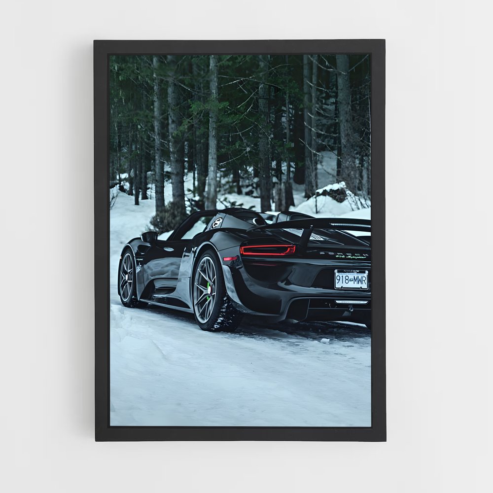 Poster 918 Spyder Éblouissant – affiche Porsche (vue 2)